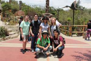 Students and coordinator in Ecuador.