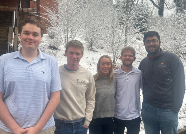 Sahil Jamani, Jacob Fielded, Jenna Laverock, Matthew Sheridan, and Camden Mlekodaj