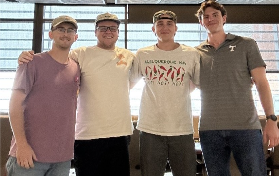 Kenneth Barlow, Ryan Sinclair, Sam Smith, and Mitchell Steele