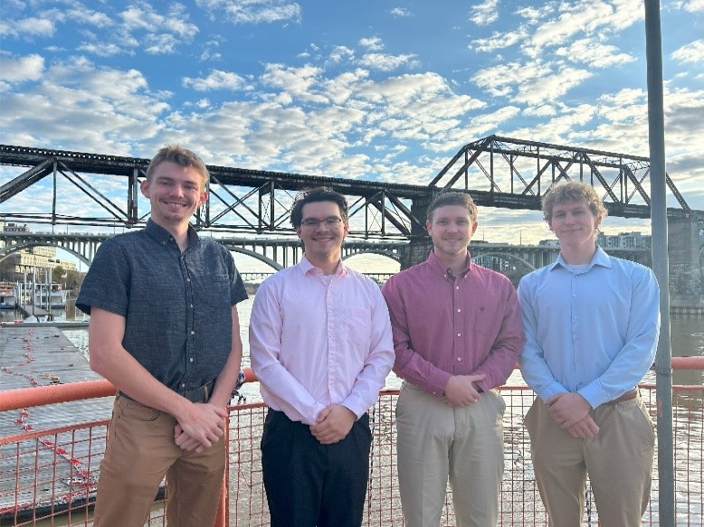 James Cassell, Tyler Haney, Tucker Martin, and Henry Parker